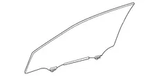 СТЕКЛО ДВЕРИ ПЕР ЛЕВ 6810248113 TOYOTA / LEXUS