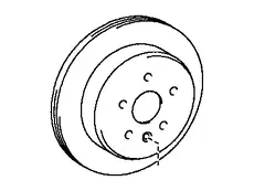 Тормозной диск TOYOTA / LEXUS 4243150070 ,