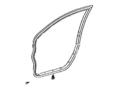 Уплотнитель двери TOYOTA / LEXUS 678620T012