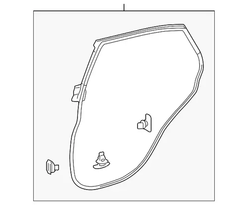 Уплотнитель двери TOYOTA / LEXUS 6787148060