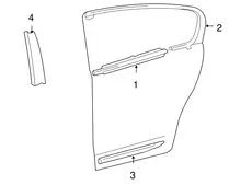 МОЛДИНГ 7507630091 TOYOTA / LEXUS
