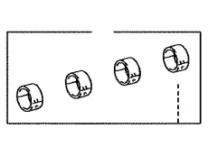 BEARING SET, CONNECT 13204-21022 TOYOTA / LEXUS