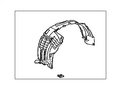 Подкрылок TOYOTA / LEXUS 53875-60121
