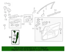 НАКЛАДКА 6771253010C0 TOYOTA / LEXUS