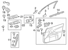 НАКЛАДКА 6771253010C0 TOYOTA / LEXUS