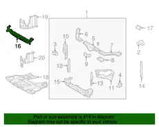 ОПОРА ПАНЕЛИ 5328930010 TOYOTA / LEXUS