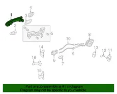 Ручка двери TOYOTA / LEXUS 6921076010D3