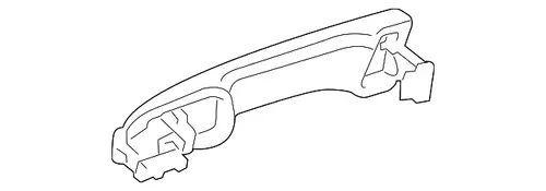 Ручка двери TOYOTA / LEXUS 6921076010D3