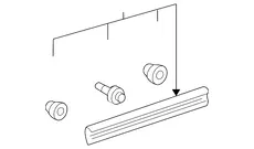 7574450040 Молдинг кузова TOYOTA / LEXUS