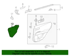 Ручка двери TOYOTA / LEXUS 6784148050