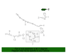 Форсунка омывателя 8538153080C1 TOYOTA / LEXUS