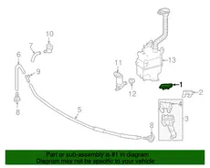 NOZZLE SUBASSY 8504448020C1 TOYOTA / LEXUS