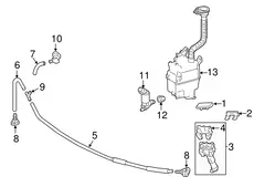 NOZZLE SUBASSY 8504448020C1 TOYOTA / LEXUS