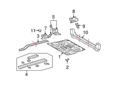 КРЕПЕЖ 5838960040 TOYOTA / LEXUS