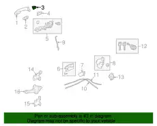 Ручка двери TOYOTA / LEXUS 6928447010C0