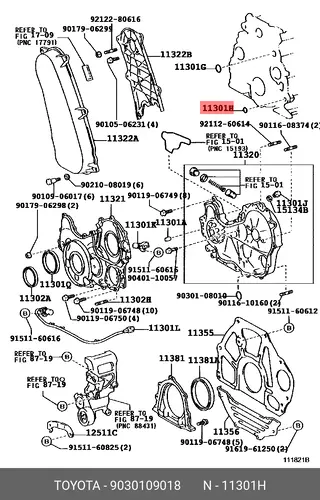 кольцо уплотнительное!\ Toyota 9030109018 TOYOTA / LEXUS
