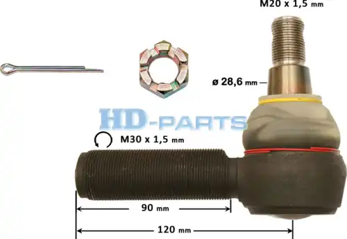 Рулевой наконечник HD-PARTS 107010