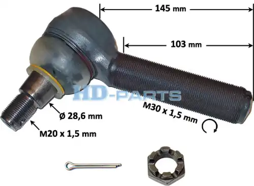 Рулевой наконечник HD-PARTS 107020