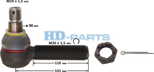 Рулевой наконечник HD-PARTS 307011