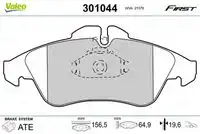 Тормозные колодки дисковые VALEO 301044