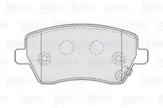 Тормозные колодки дисковые VALEO 301641