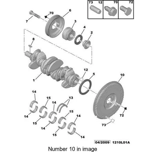 МАХОВИК 0532 K4 PSA