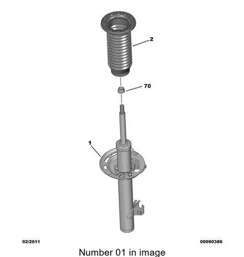 spare parts B0 006 744 80 PSA