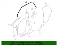 Уплотнитель дверей LR021925 LAND ROVER