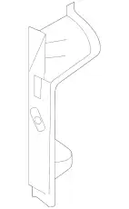 HALTEPLATTE AQV760061 LAND ROVER
