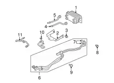 SCHLAUCH - OELKUEHLER LR013723 LAND ROVER