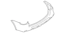 95550541110G2X БАМПЕР PORSCHE