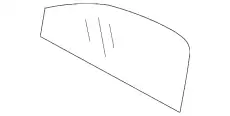 стекло двери 95554251111 PORSCHE