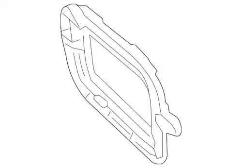 Кронштейн бампера заднего 95850577100 PORSCHE