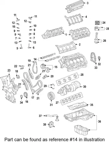 Распредвал TOYOTA / LEXUS 1350138060