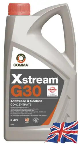 Антифриз COMMA XSR2L красный концентрат G12+ 2 л