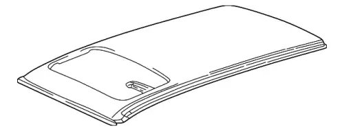 ПАНЕЛЬ КРЫШИ MR485945 MITSUBISHI