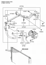компрессор кондиционера 977012V000 HYUNDAI