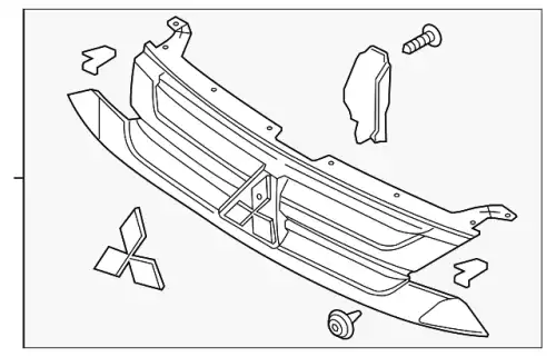 Решетка радиатора MITSUBISHI 7450A967