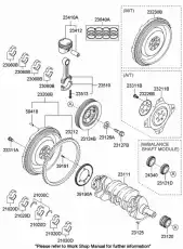 КОЛЕНВАЛ 231112G010 HYUNDAI