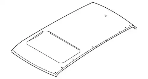 ПАНЕЛЬ КРЫШИ 671113J010 KIA