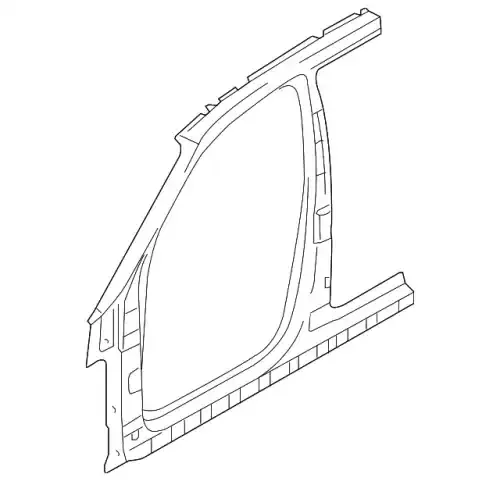 Боковина кузова 712012E001 KIA