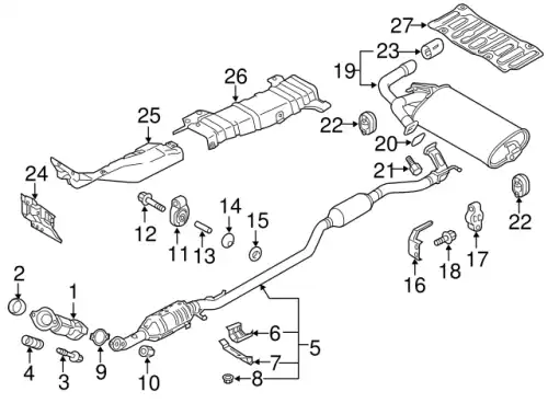 ГЛУШИТЕЛЬ 1571B429 MITSUBISHI