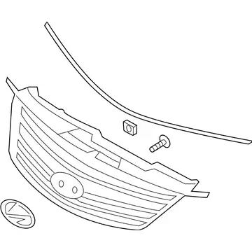 Решетка радиатора HYUNDAI / KIA 863503V000