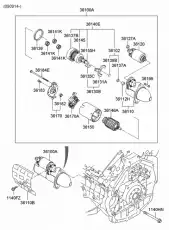 Стартер HYUNDAI / KIA 361003C211