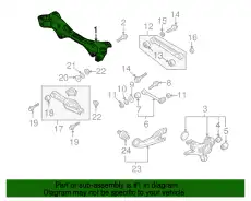 БАЛКА ЗАДНЕЙ ПОДВЕСКИ 554103U800 HYUNDAI