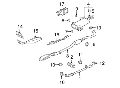 ГЛУШИТЕЛЬ 1571B005 MITSUBISHI