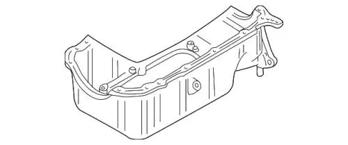 Поддон картера двигателя MITSUBISHI MD374966