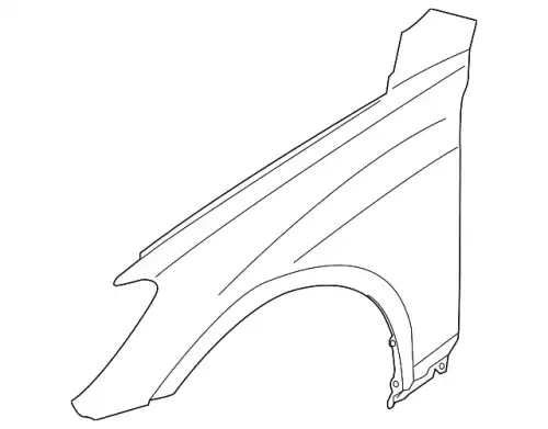 Крыло HYUNDAI / KIA 663203M000