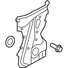 крышка цепи привода грм 213502G002 HYUNDAI