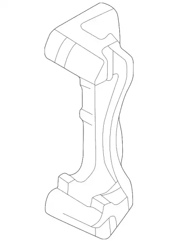 СУППОРТ ПЕРЕДНЕГО ТОРМОЗА MN102821 MITSUBISHI